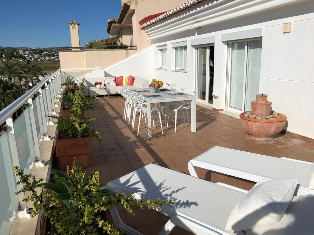 Penthouse La Paz 9 - Castle View Apartman Moraira Kültér fotó